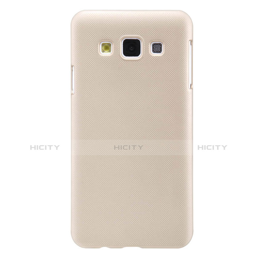 Schutzhülle Kunststoff Tasche Matt M02 für Samsung Galaxy A3 SM-300F Gold