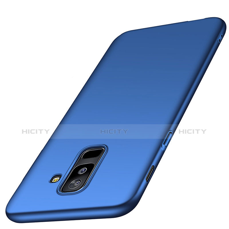 Schutzhülle Kunststoff Tasche Matt M03 für Samsung Galaxy A6 Plus Blau