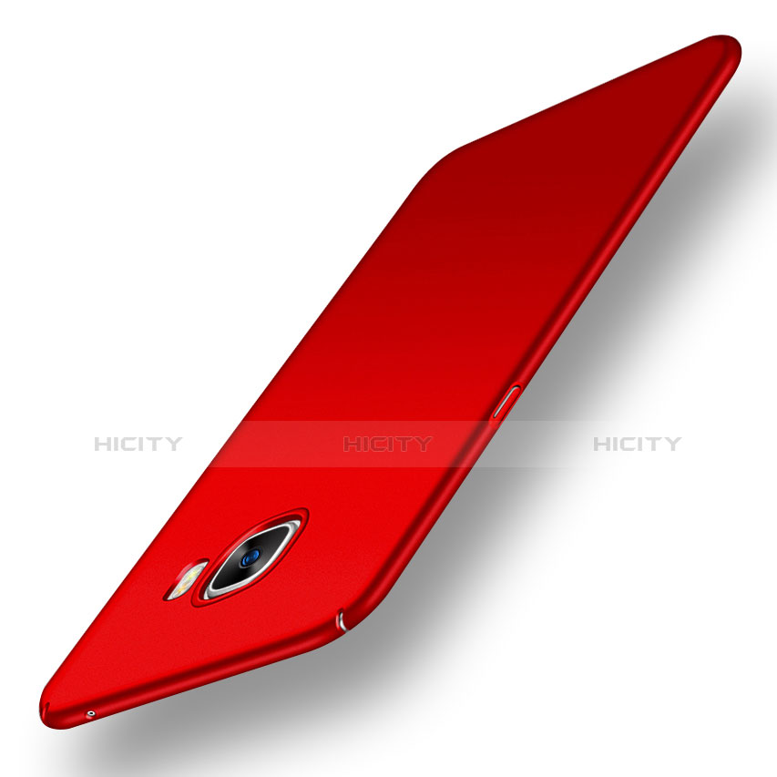 Schutzhülle Kunststoff Tasche Matt M03 für Samsung Galaxy C5 SM-C5000 Rot