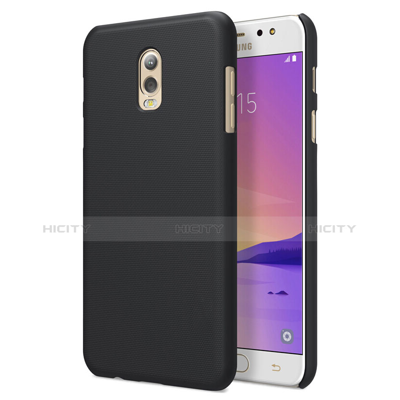 Schutzhülle Kunststoff Tasche Matt M04 für Samsung Galaxy C7 (2017) Schwarz