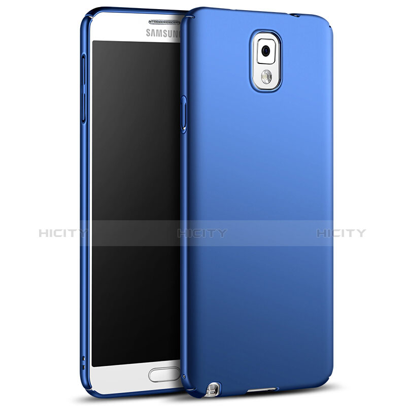 Schutzhülle Kunststoff Tasche Matt M05 für Samsung Galaxy Note 3 N9000 Blau