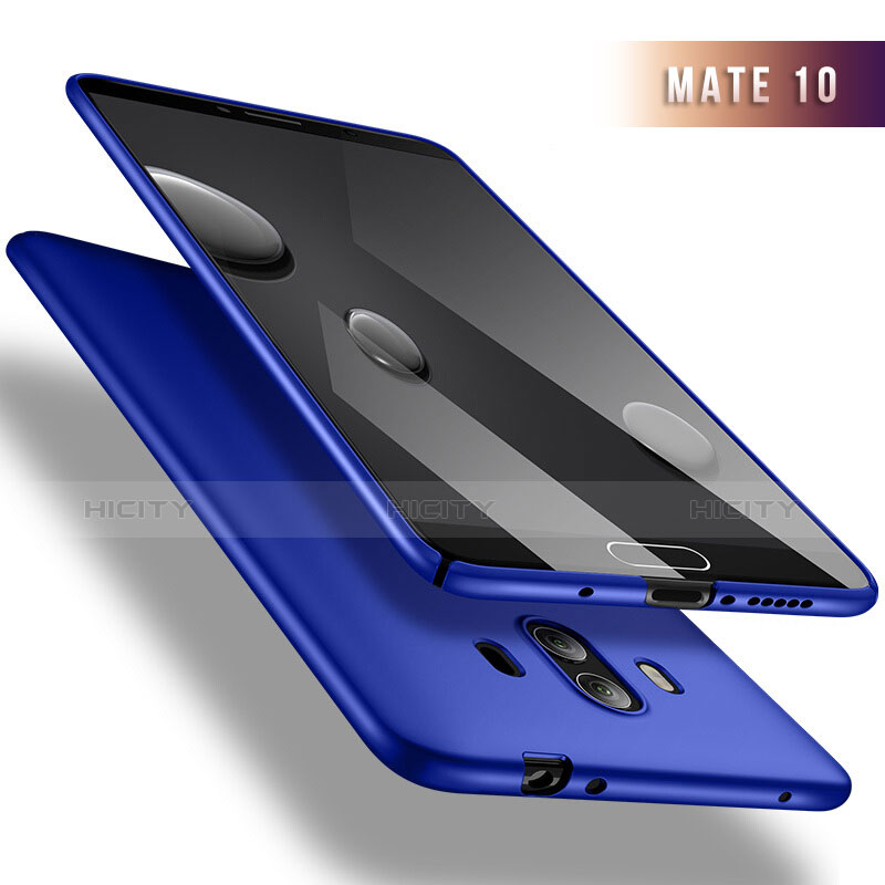 Schutzhülle Kunststoff Tasche Matt M07 für Huawei Mate 10 Blau Plus