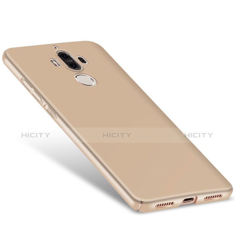 Schutzhülle Kunststoff Tasche Matt M07 für Huawei Mate 9 Gold groß