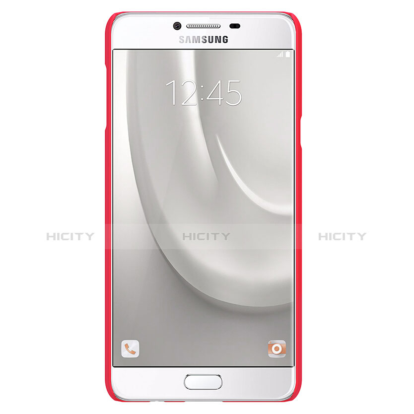 Schutzhülle Kunststoff Tasche Matt M08 für Samsung Galaxy C7 SM-C7000 Rot