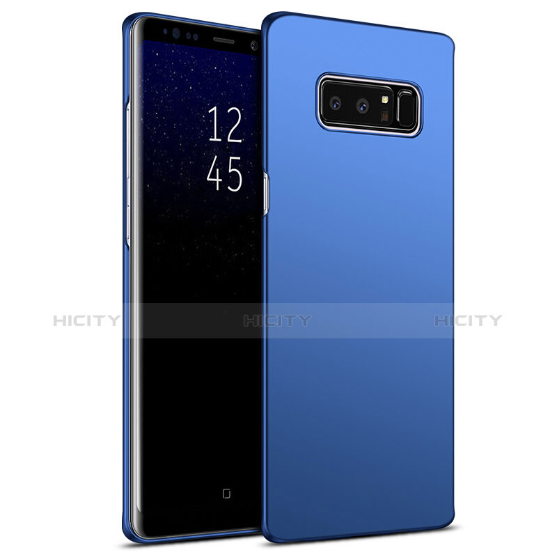 Schutzhülle Kunststoff Tasche Matt M09 für Samsung Galaxy Note 8 Blau