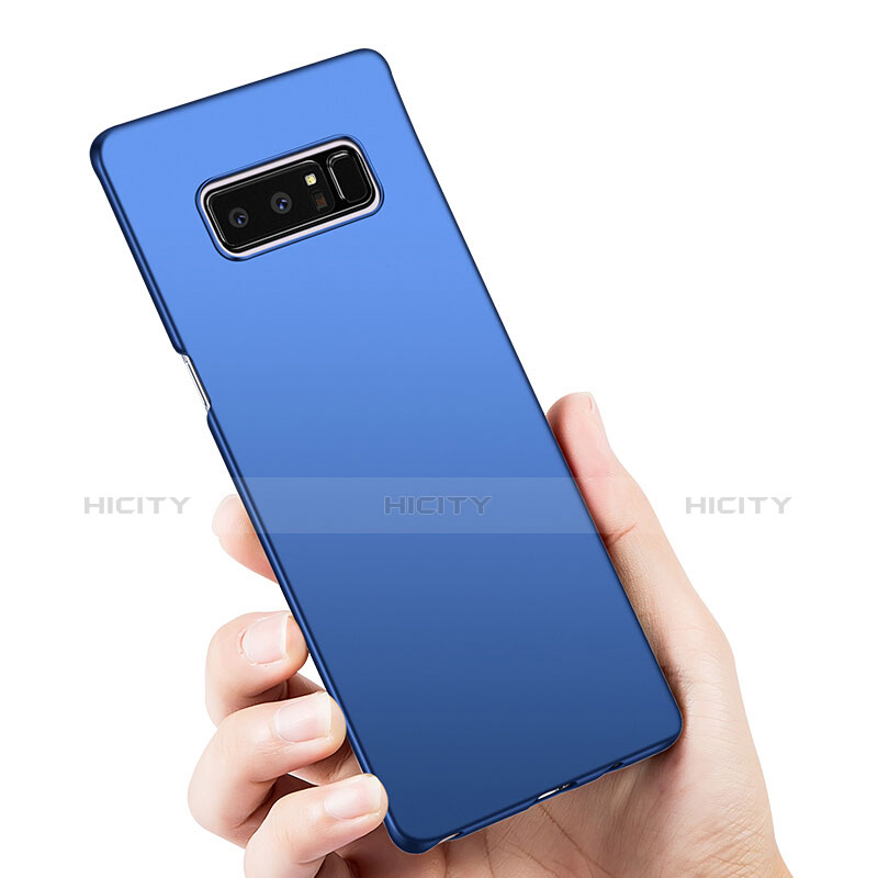 Schutzhülle Kunststoff Tasche Matt M09 für Samsung Galaxy Note 8 Blau