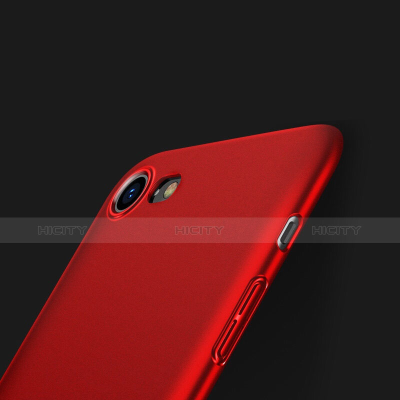 Schutzhülle Kunststoff Tasche Matt M10 für Apple iPhone 7 Rot