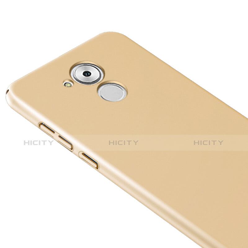 Schutzhülle Kunststoff Tasche Matt mit Fingerring Ständer für Huawei Honor 6C Gold