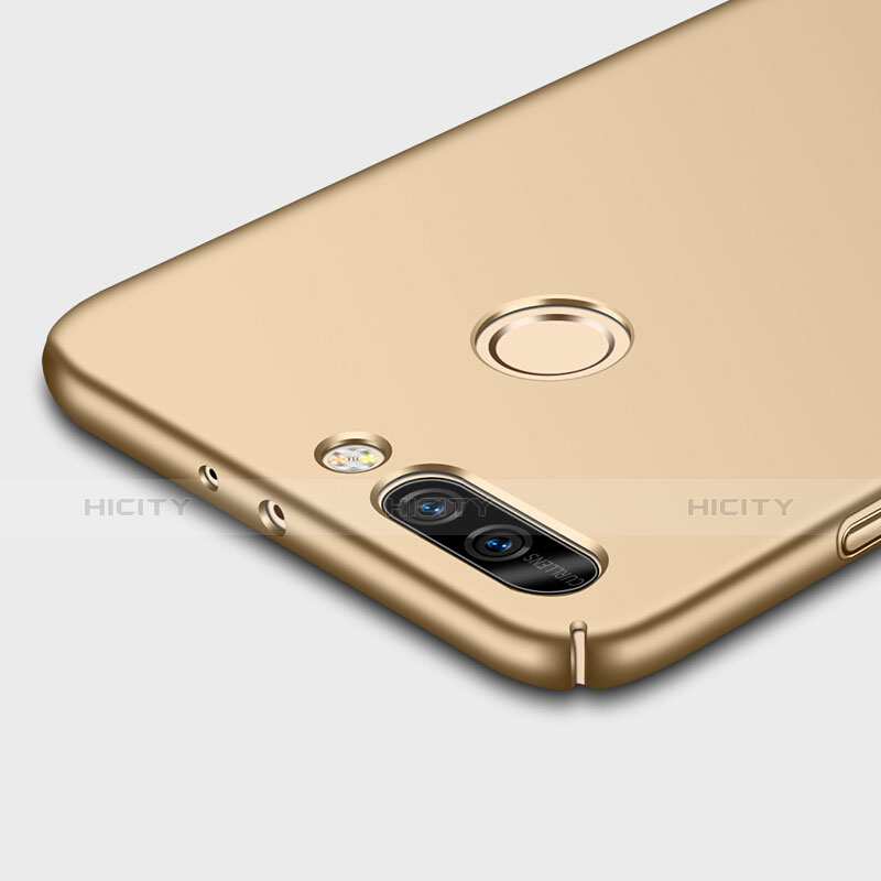 Schutzhülle Kunststoff Tasche Matt mit Fingerring Ständer für Huawei Honor 8 Pro Gold