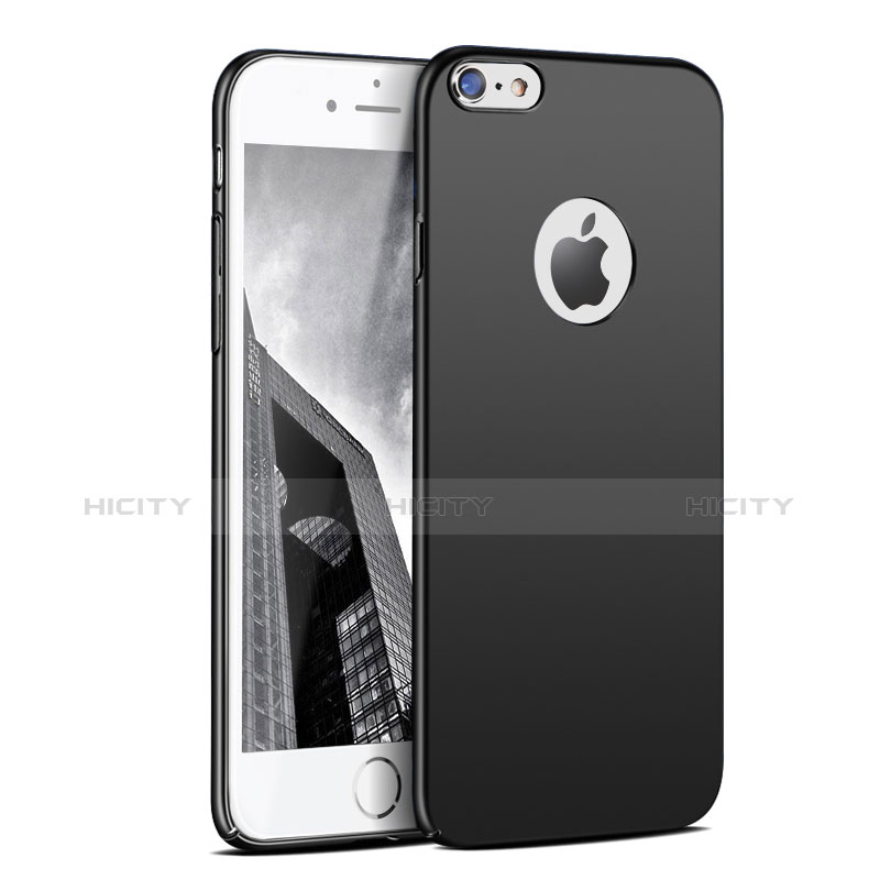 Schutzhülle Kunststoff Tasche Matt P01 für Apple iPhone 6 Schwarz