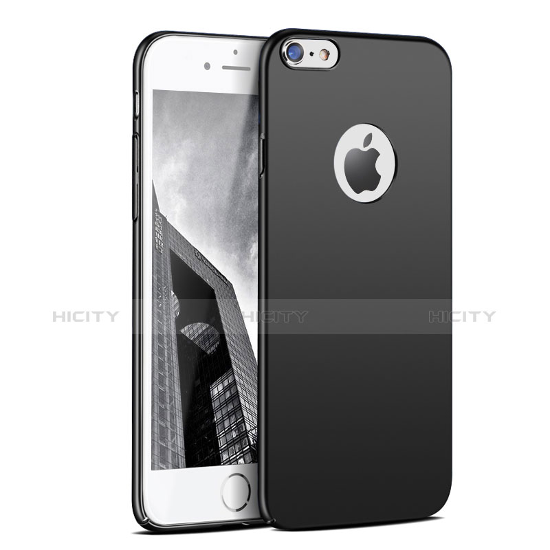 Schutzhülle Kunststoff Tasche Matt P01 für Apple iPhone 6S Schwarz