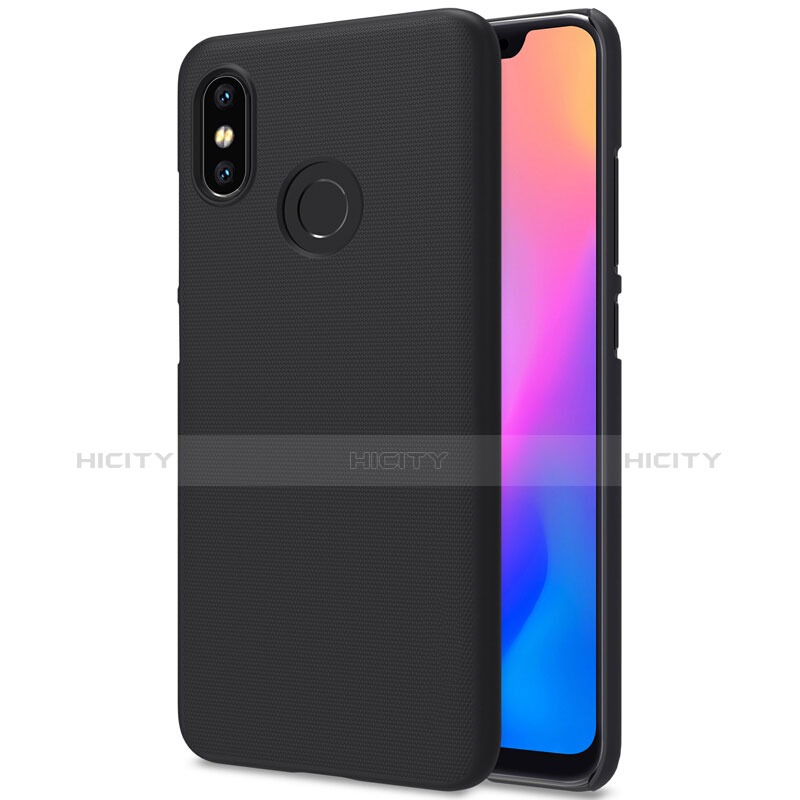 Schutzhülle Kunststoff Tasche Punkte Loch für Xiaomi Mi 8 Schwarz