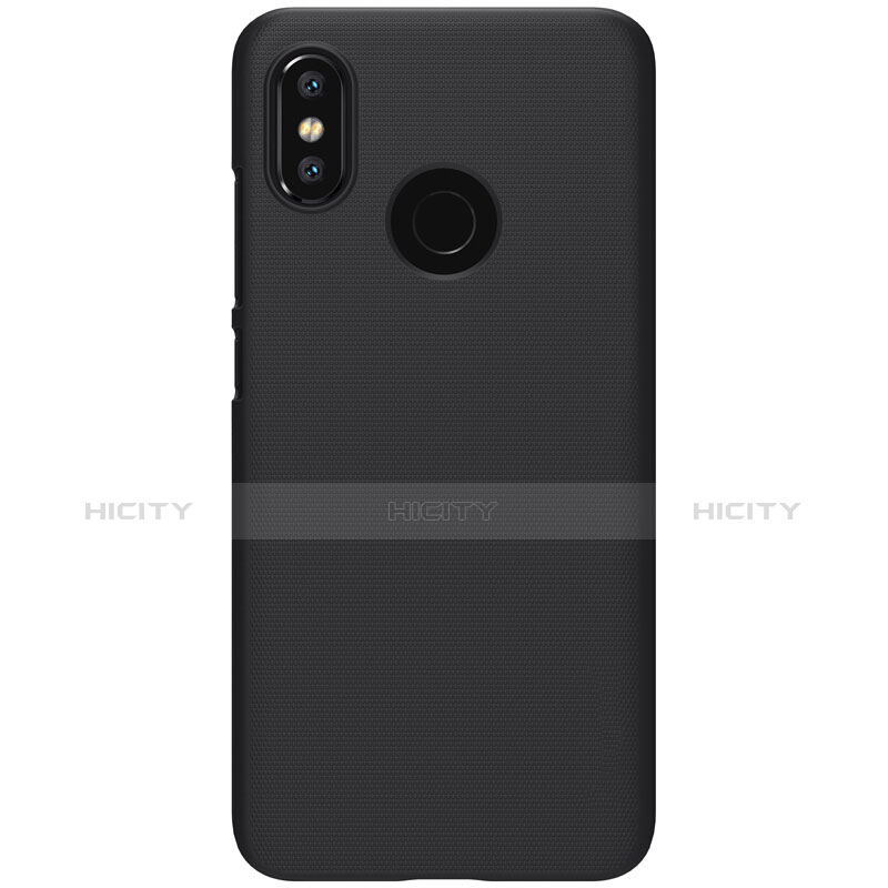 Schutzhülle Kunststoff Tasche Punkte Loch für Xiaomi Mi 8 Schwarz