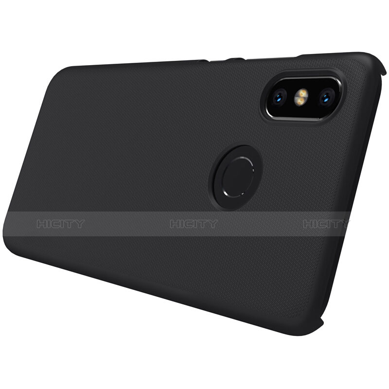 Schutzhülle Kunststoff Tasche Punkte Loch für Xiaomi Mi 8 Schwarz