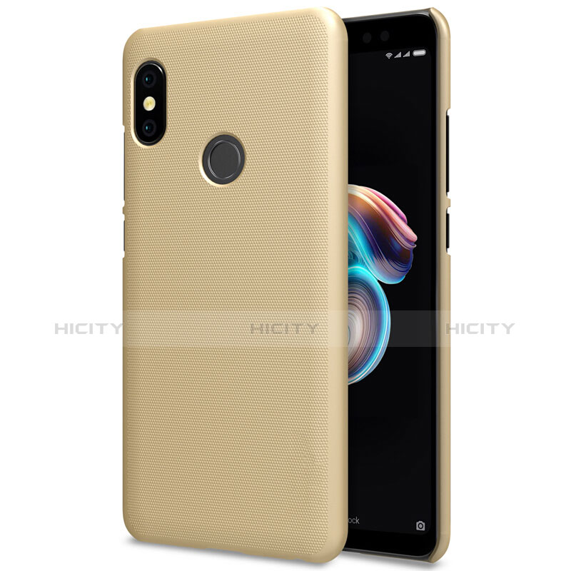 Schutzhülle Kunststoff Tasche Punkte Loch für Xiaomi Redmi Note 5 AI Dual Camera Gold