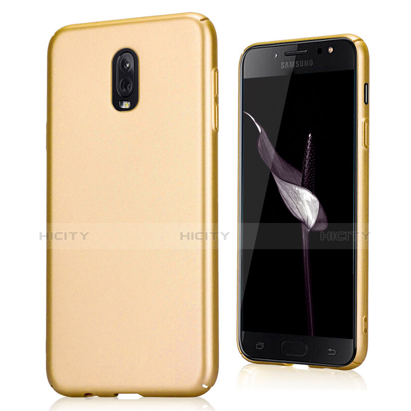 Schutzhülle Kunststoff Tasche Treibsand für Samsung Galaxy C7 (2017) Gold