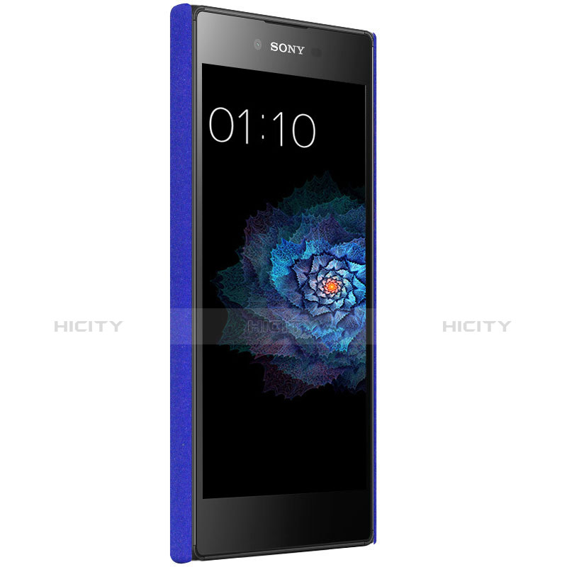 Schutzhülle Kunststoff Tasche Treibsand für Sony Xperia L1 Blau