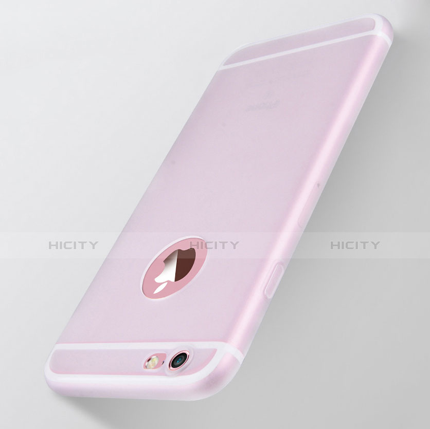 Schutzhülle Luxus Aluminium Metall für Apple iPhone 6S Plus Rosa groß