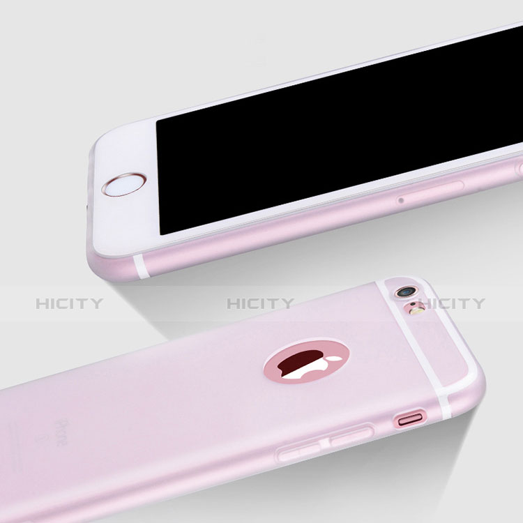 Schutzhülle Luxus Aluminium Metall für Apple iPhone 6S Plus Rosa groß