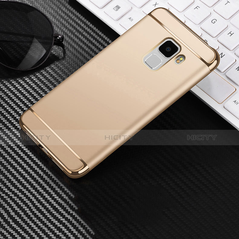 Schutzhülle Luxus Aluminium Metall für Huawei Honor 7 Dual SIM Gold