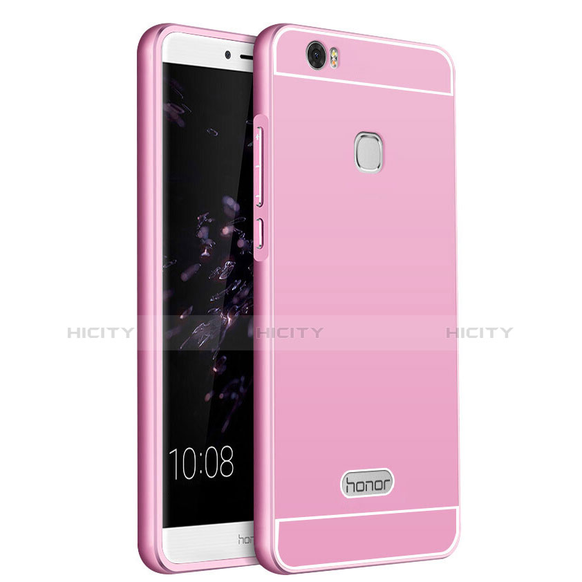 Schutzhülle Luxus Aluminium Metall für Huawei Honor Note 8 Rosa Plus