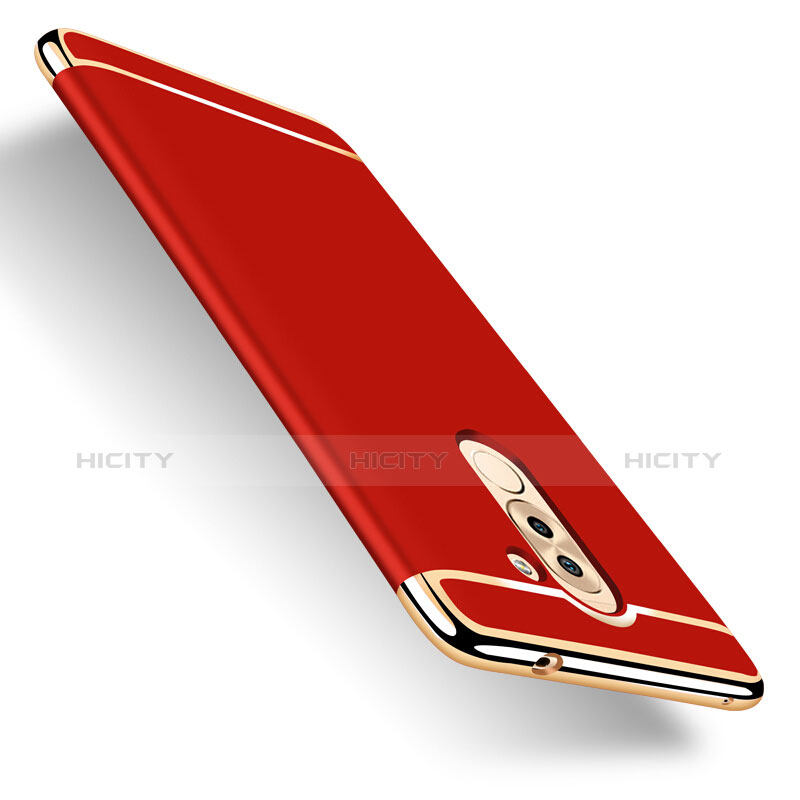 Schutzhülle Luxus Aluminium Metall für Huawei Mate 9 Lite Rot Plus
