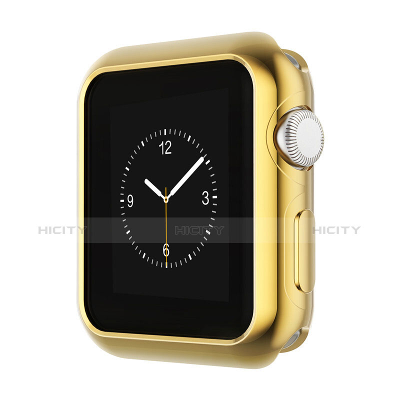 Schutzhülle Luxus Aluminium Metall Rahmen A01 für Apple iWatch 2 38mm Gold