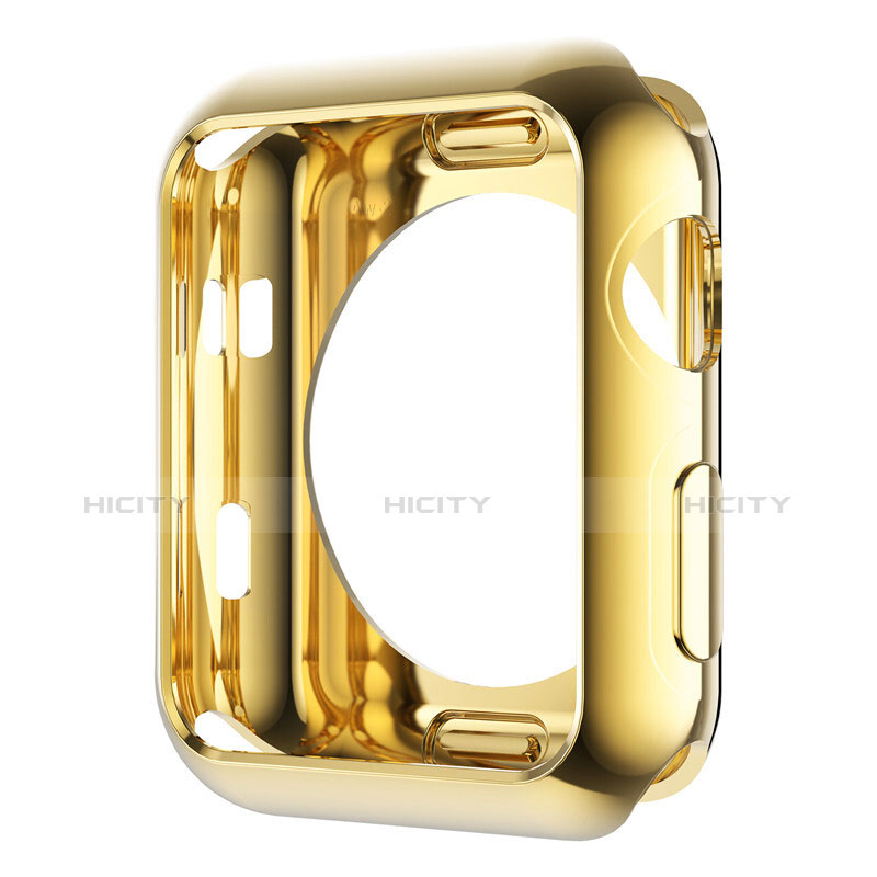 Schutzhülle Luxus Aluminium Metall Rahmen A01 für Apple iWatch 38mm Gold