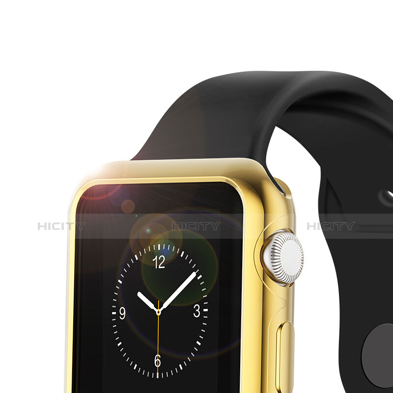 Schutzhülle Luxus Aluminium Metall Rahmen A01 für Apple iWatch 38mm Gold