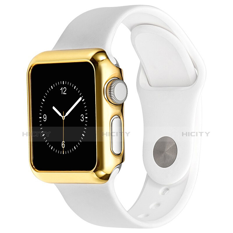 Schutzhülle Luxus Aluminium Metall Rahmen C03 für Apple iWatch 2 38mm Gold