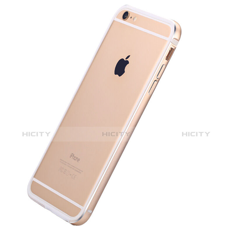 Schutzhülle Luxus Aluminium Metall Rahmen für Apple iPhone 6 Plus Gold