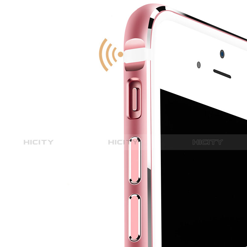 Schutzhülle Luxus Aluminium Metall Rahmen für Apple iPhone 7 Rosegold