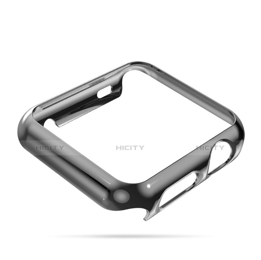 Schutzhülle Luxus Aluminium Metall Rahmen für Apple iWatch 3 42mm Grau