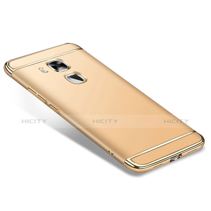 Schutzhülle Luxus Metall Rahmen und Kunststoff M01 für Huawei G9 Plus Gold