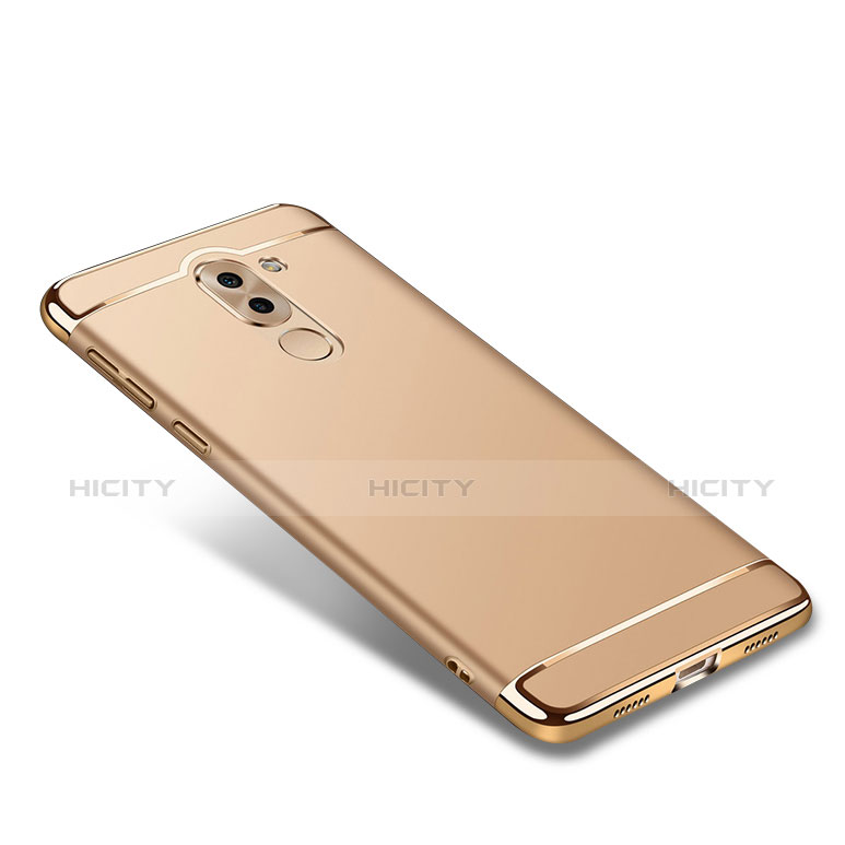 Schutzhülle Luxus Metall Rahmen und Kunststoff M02 für Huawei GR5 (2017) Gold groß