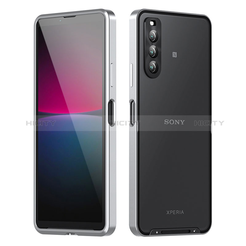 Schutzhülle Luxus Metall Rahmen und Kunststoff Schutzhülle Tasche für Sony Xperia 10 IV