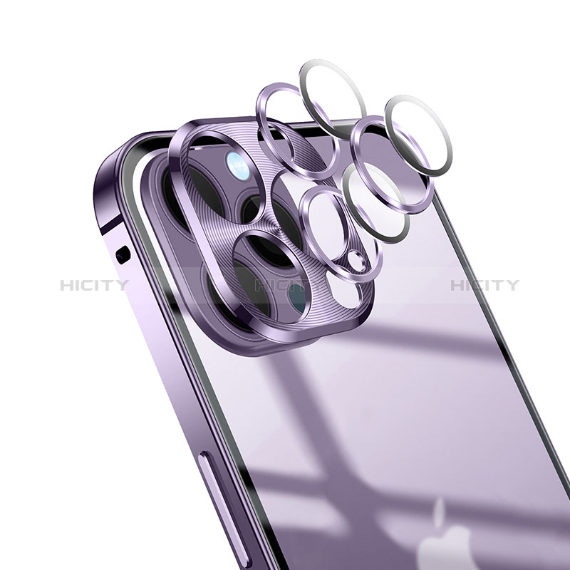 Schutzhülle Luxus Metall Rahmen und Kunststoff Schutzhülle Tasche LK2 für Apple iPhone 14 groß