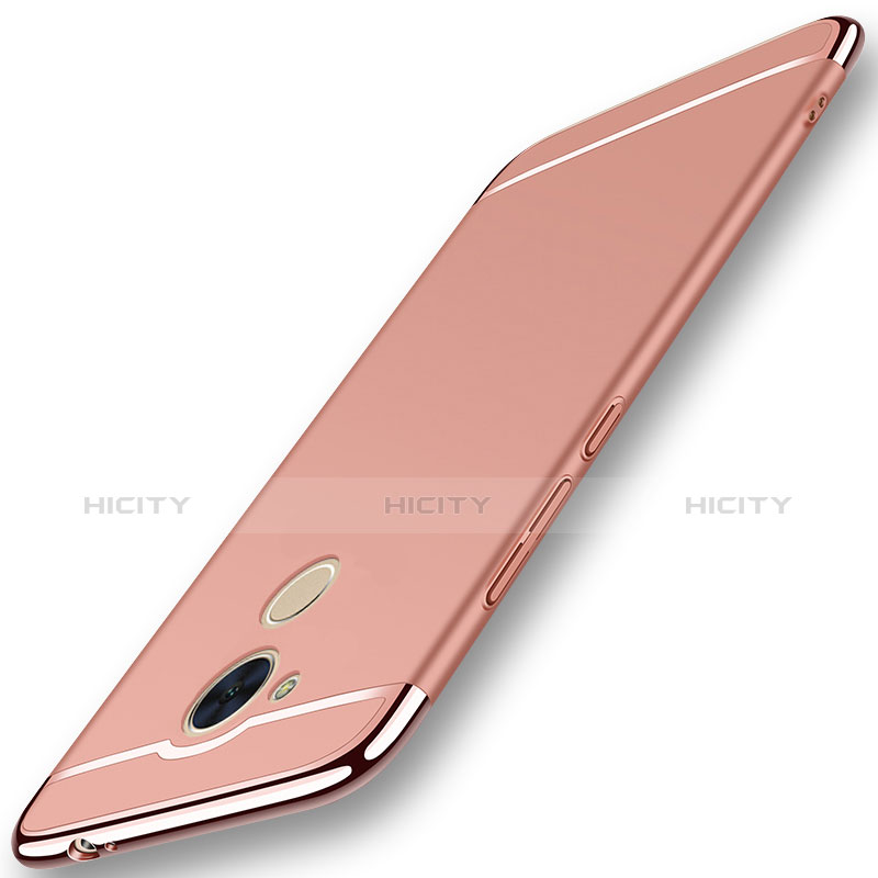 Schutzhülle Luxus Metall Rahmen und Kunststoff Schutzhülle Tasche M01 für Huawei Honor 6C Rosegold