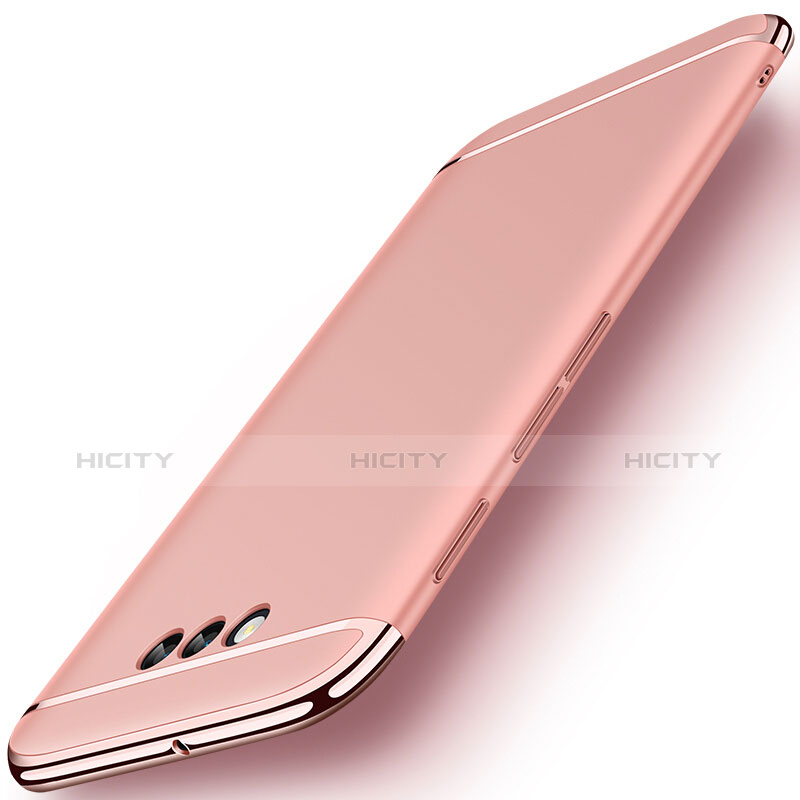 Schutzhülle Luxus Metall Rahmen und Kunststoff Schutzhülle Tasche M01 für Huawei Honor Magic Rosegold