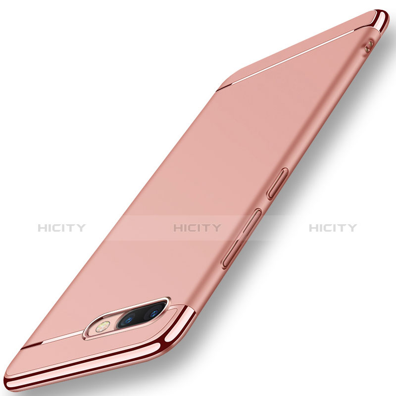 Schutzhülle Luxus Metall Rahmen und Kunststoff Schutzhülle Tasche M01 für Huawei Honor V10 Rosegold Plus