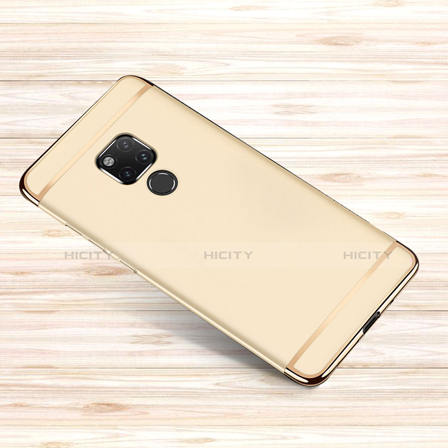 Schutzhülle Luxus Metall Rahmen und Kunststoff Schutzhülle Tasche M01 für Huawei Mate 20 X 5G Gold