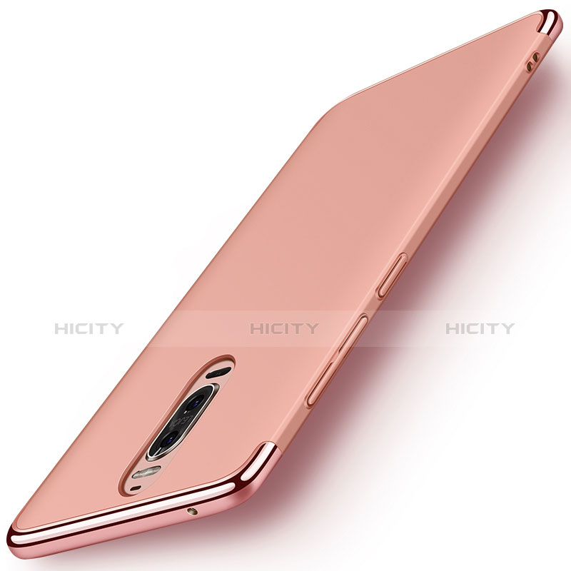 Schutzhülle Luxus Metall Rahmen und Kunststoff Schutzhülle Tasche M01 für Huawei Mate 9 Pro Rosegold