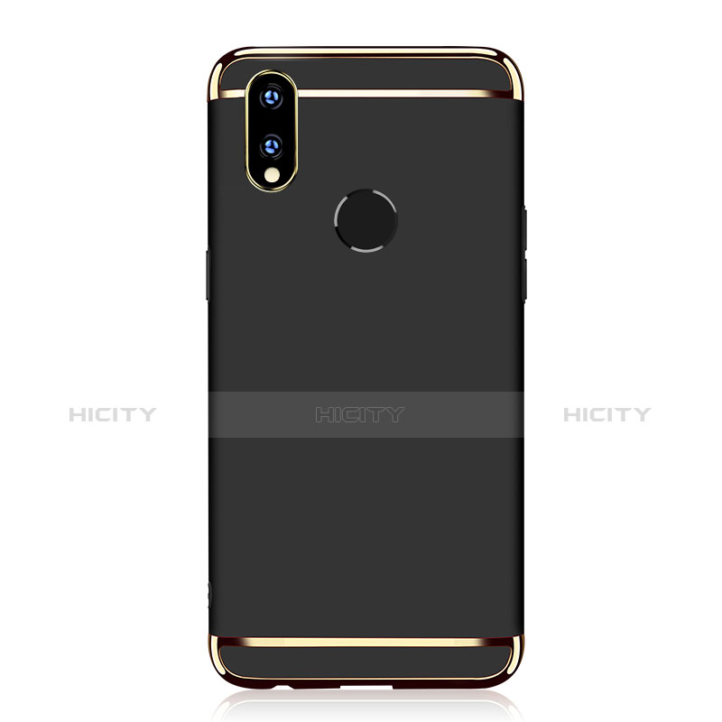 Schutzhülle Luxus Metall Rahmen und Kunststoff Schutzhülle Tasche M01 für Huawei Nova 3i Schwarz