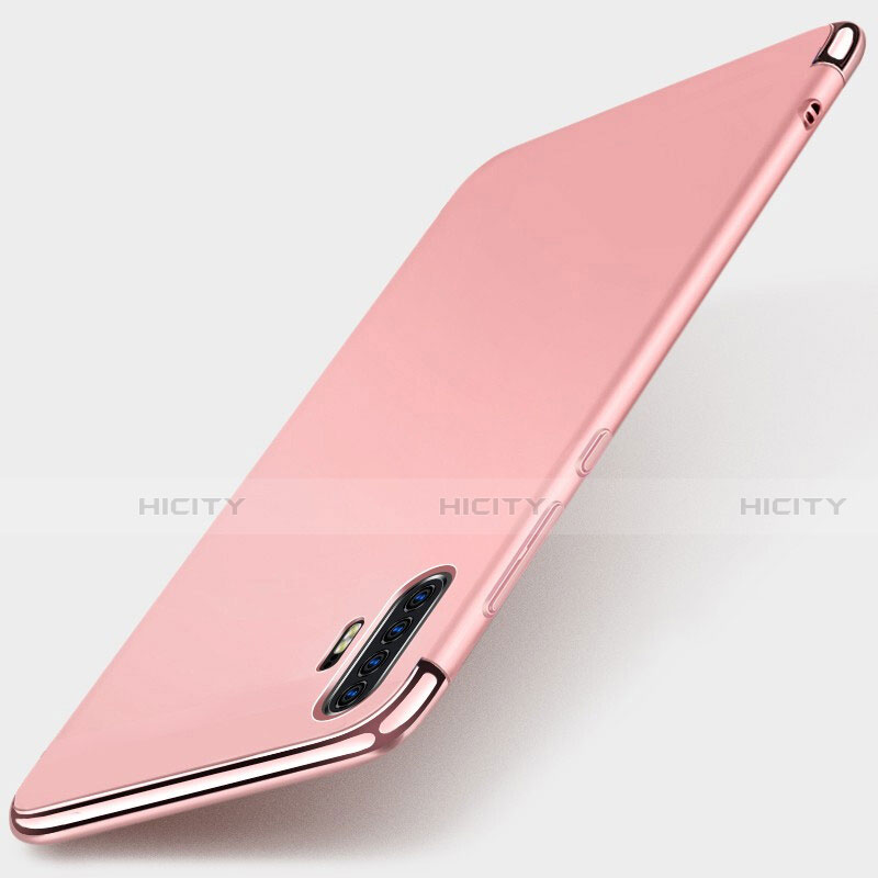 Schutzhülle Luxus Metall Rahmen und Kunststoff Schutzhülle Tasche M01 für Huawei P30 Pro New Edition Rosegold