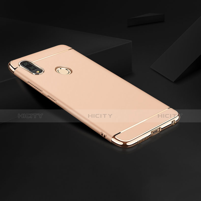 Schutzhülle Luxus Metall Rahmen und Kunststoff Schutzhülle Tasche M01 für Huawei Y9 (2019)