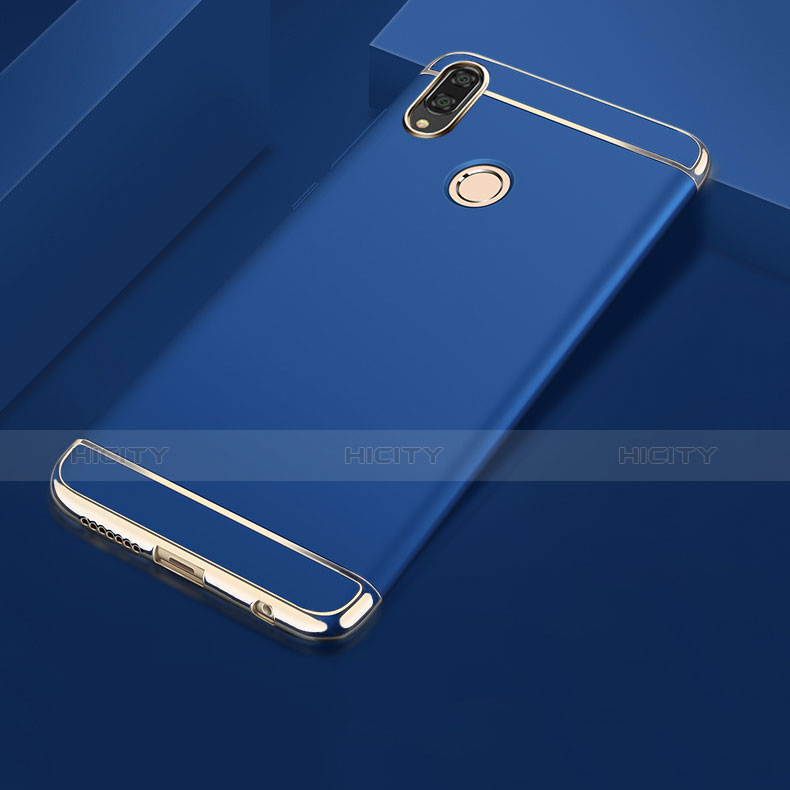 Schutzhülle Luxus Metall Rahmen und Kunststoff Schutzhülle Tasche M01 für Huawei Y9 (2019)