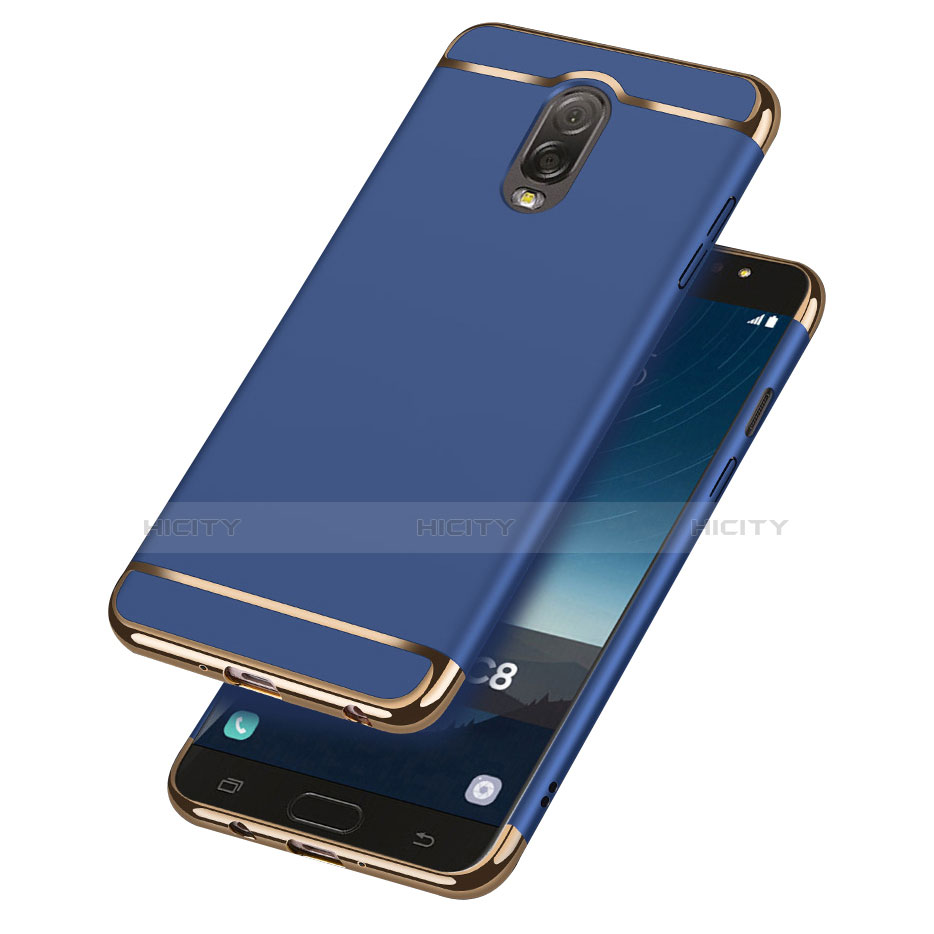 Schutzhülle Luxus Metall Rahmen und Kunststoff Schutzhülle Tasche M01 für Samsung Galaxy C7 (2017)
