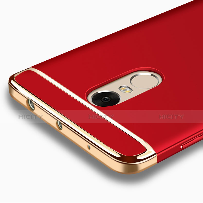Schutzhülle Luxus Metall Rahmen und Kunststoff Schutzhülle Tasche M02 für Xiaomi Redmi Note 4X High Edition