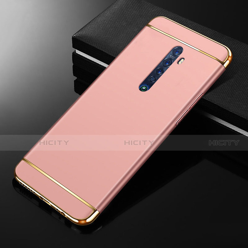 Schutzhülle Luxus Metall Rahmen und Kunststoff Schutzhülle Tasche M05 für Oppo Reno2