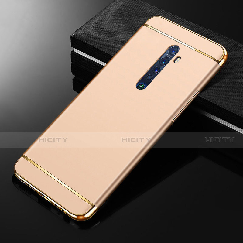 Schutzhülle Luxus Metall Rahmen und Kunststoff Schutzhülle Tasche M05 für Oppo Reno2